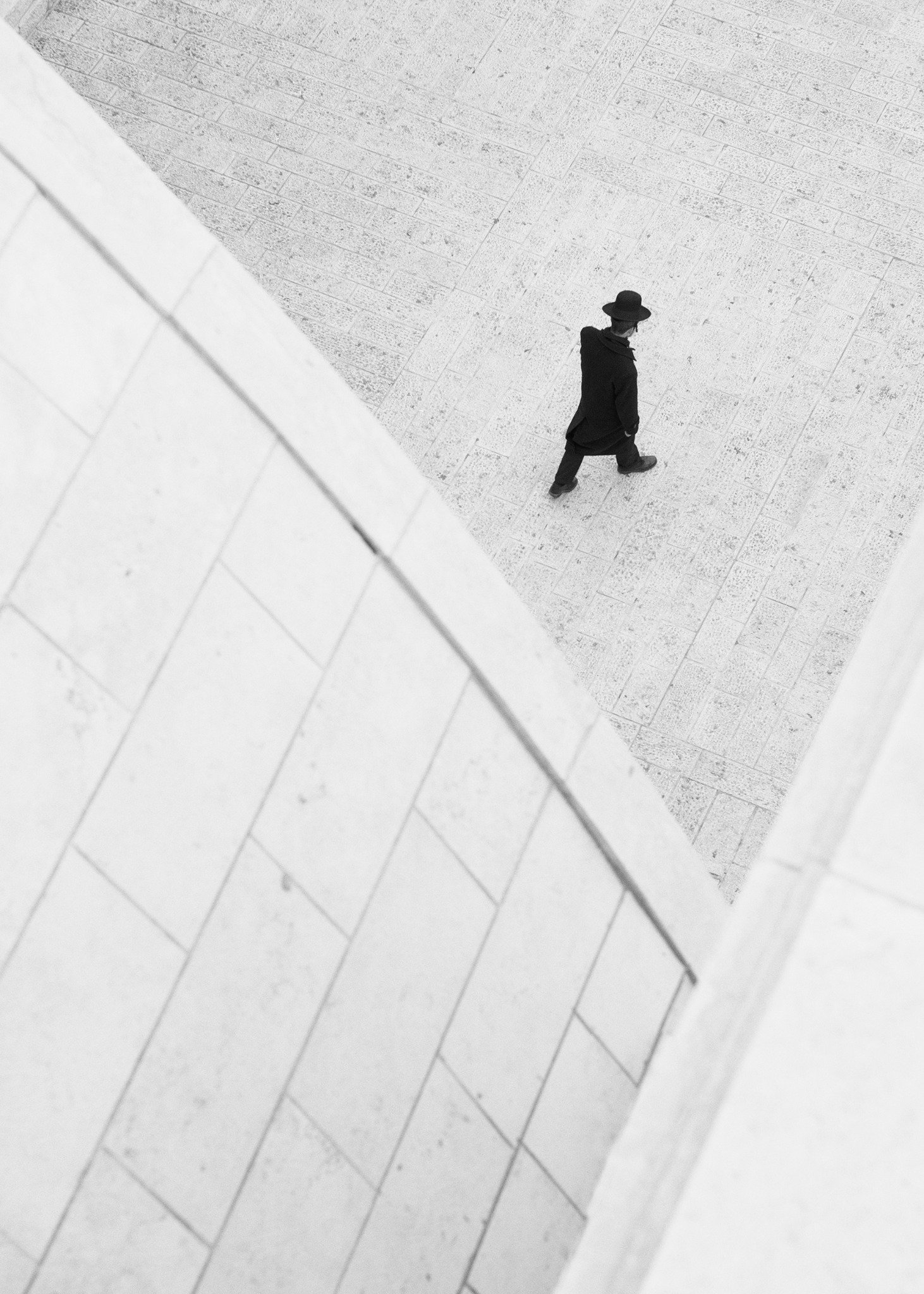 Solitary figure